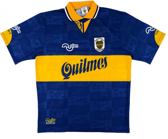 Camisa retro Nolan Boca Juniors 1995 1996 I jogador